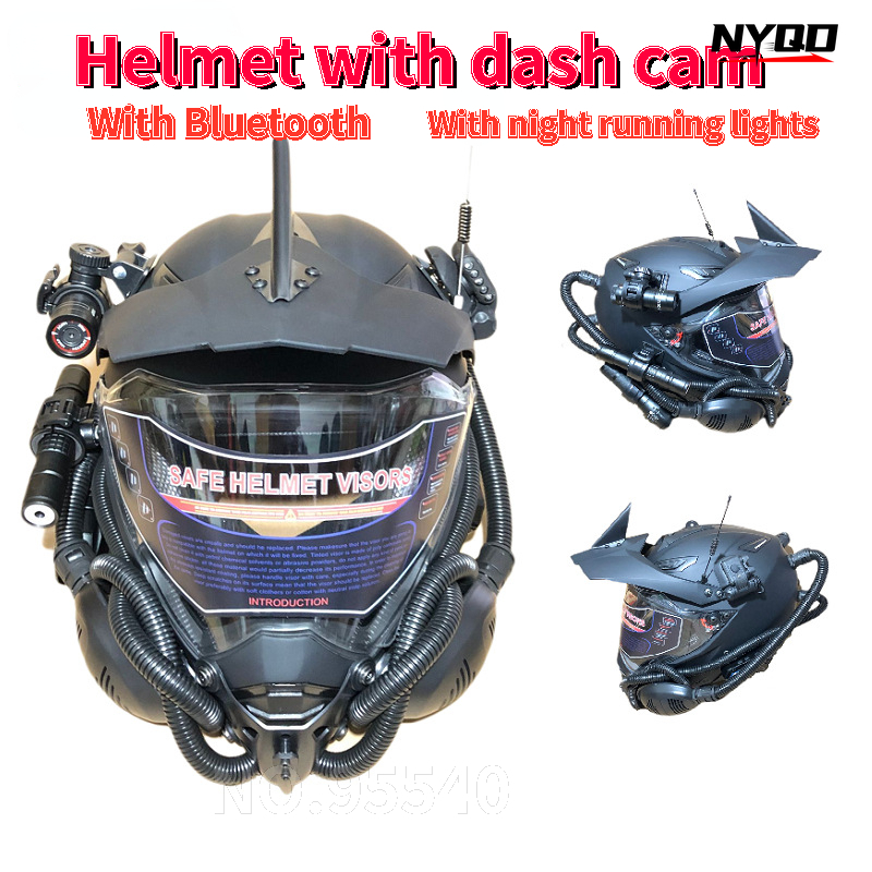Full Face Motorcycle Helmet With Bluetooth - Rally helmet motorcycle helmet off-road full