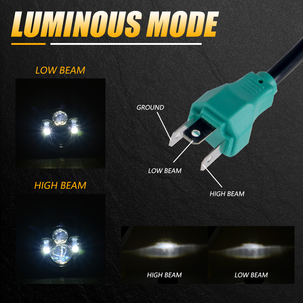 Universal 7 Inch LED Headlight - Universal Motorcycle Led Headlight Projector review and price