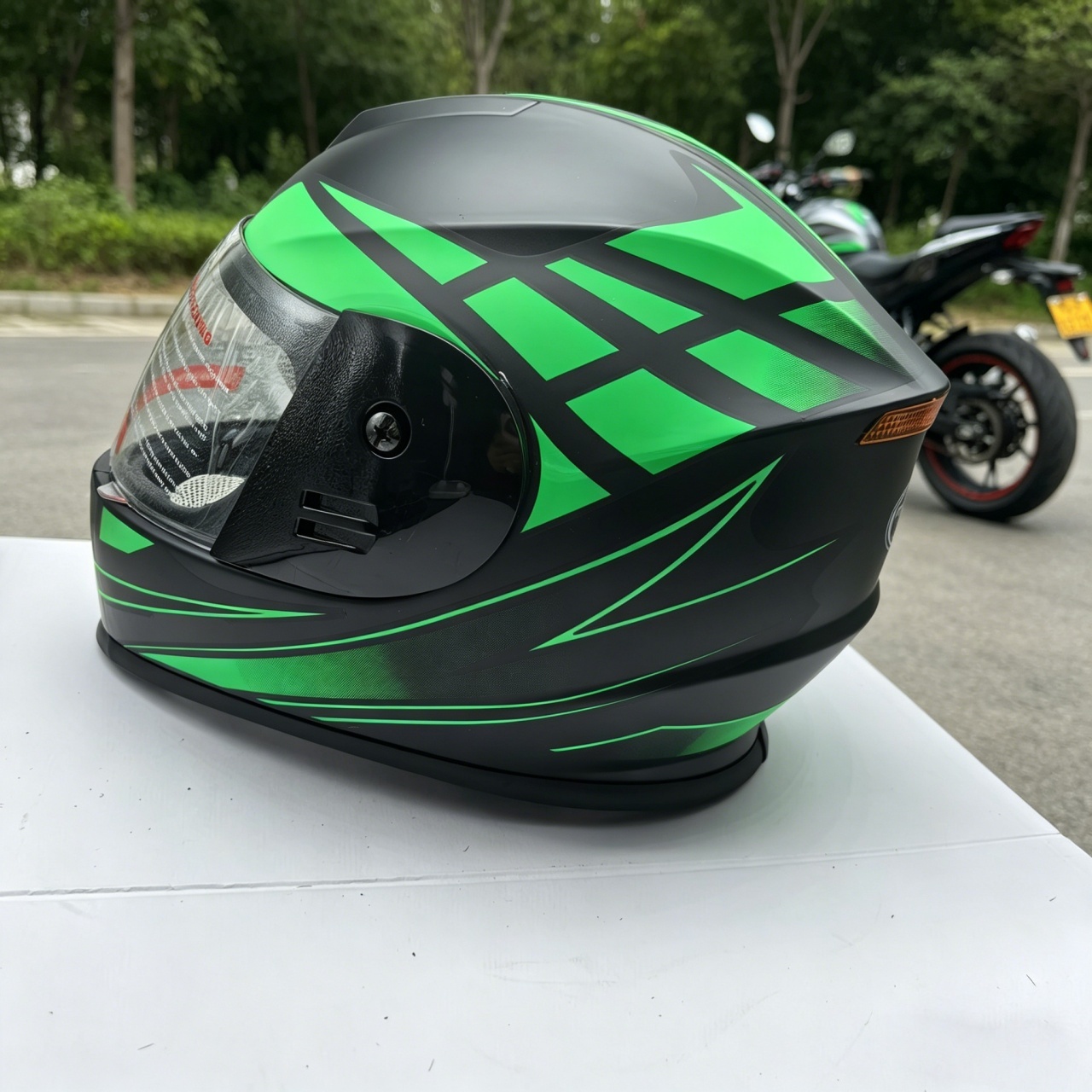 Men's Full Face Motorcycle Hel - Dual Visor Motorcycle Racing Helmet review and price