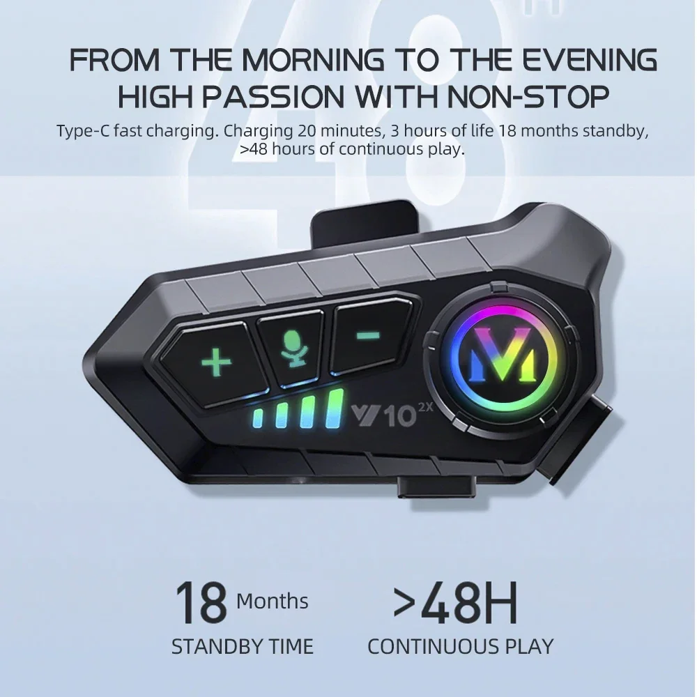 V10 2X Bluetooth Motorcycle He - Full Face Motorcycle Helmet With Bluetooth review and price