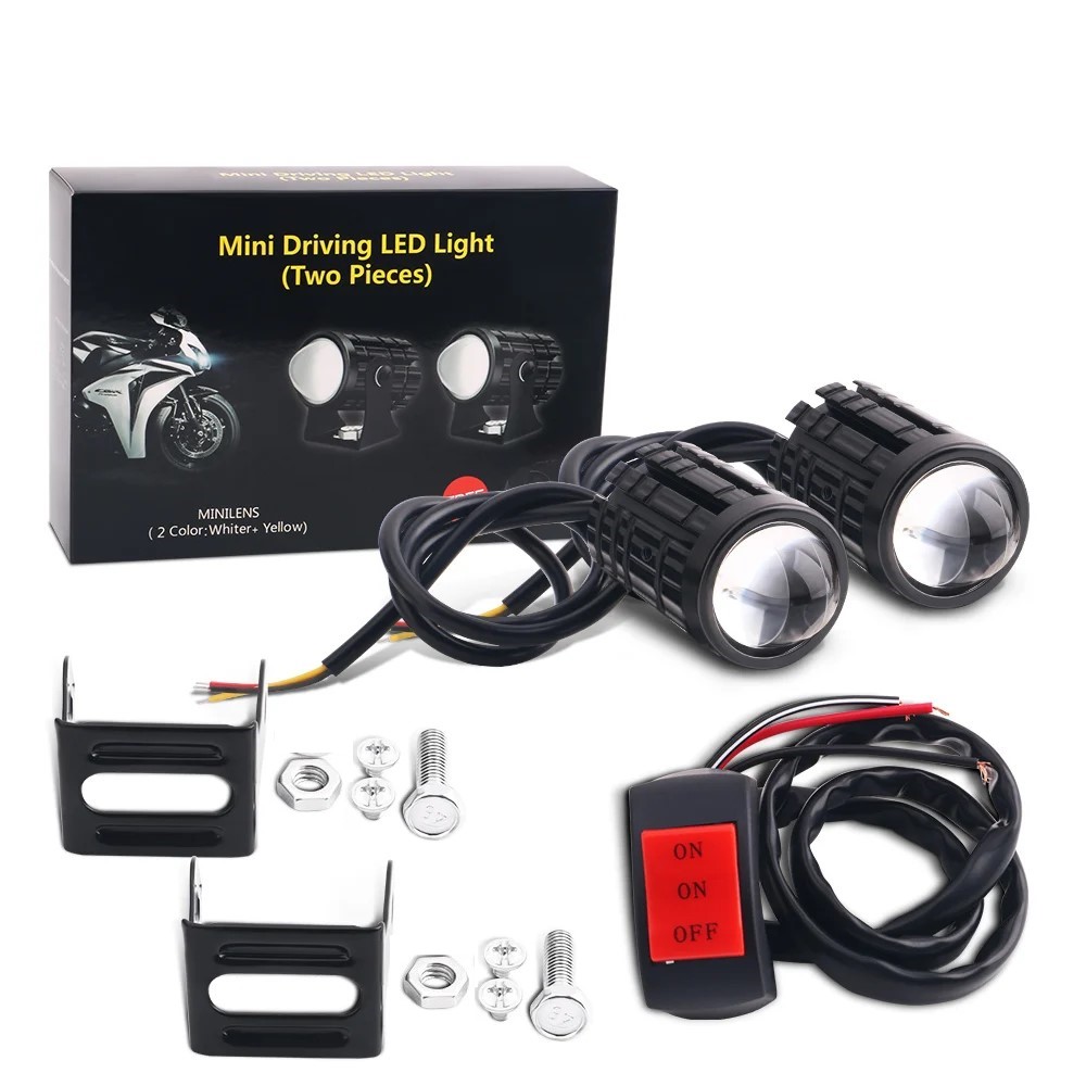 1/2PCS Universal Motorcycle LE - Universal Motorcycle Led Headlight Projector review and price