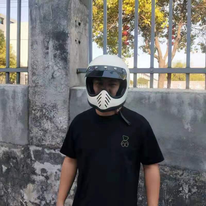 Fiberglass Free Shipping Open  - Vintage Open Face Retro Helmet review and price