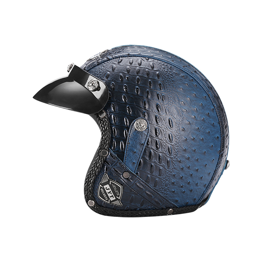 DOT 3/4 Open Face Motorcycle R - Vintage Open Face Retro Helmet review and price