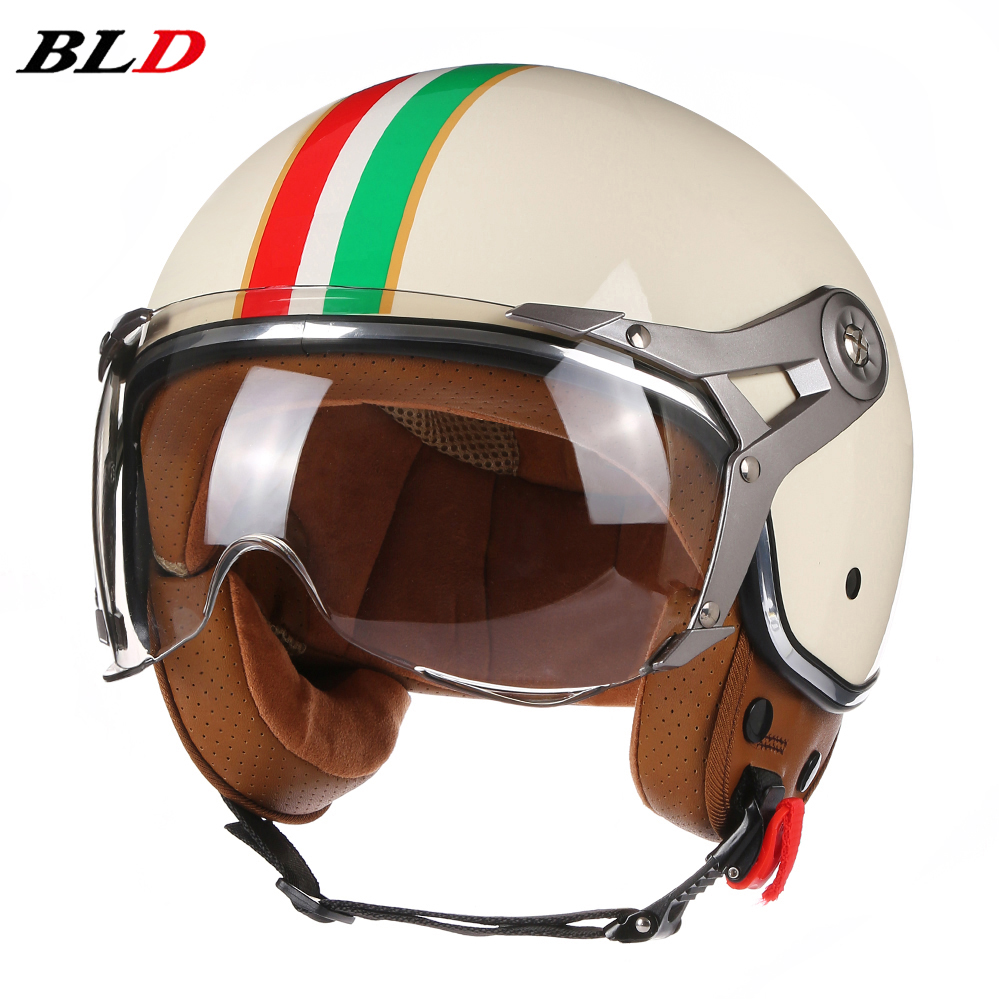 Vintage TT&COCASCOS Motorcycle - Vintage Open Face Retro Helmet review and price