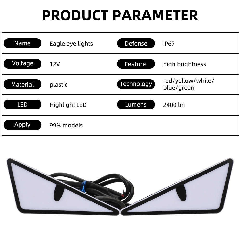 2pcs LED Devil's Eye License P - Universal Motorcycle Led Headlight Projector review and price