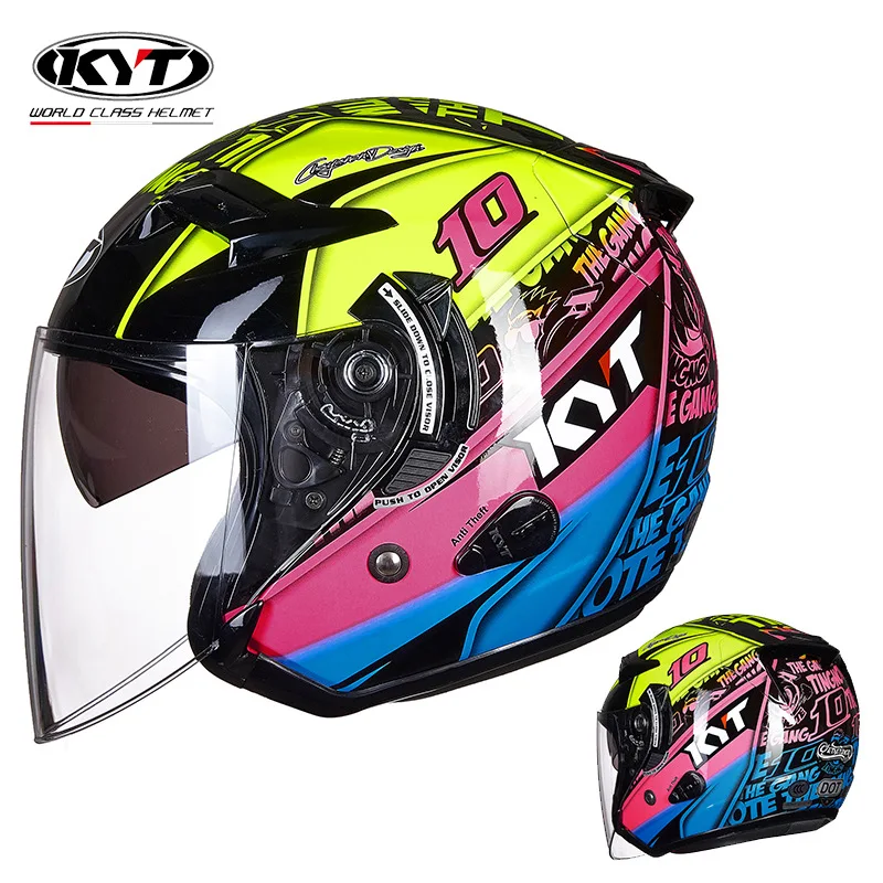 KYT Motorcycle Helmet Jet Vint - Vintage Open Face Retro Helmet review and price