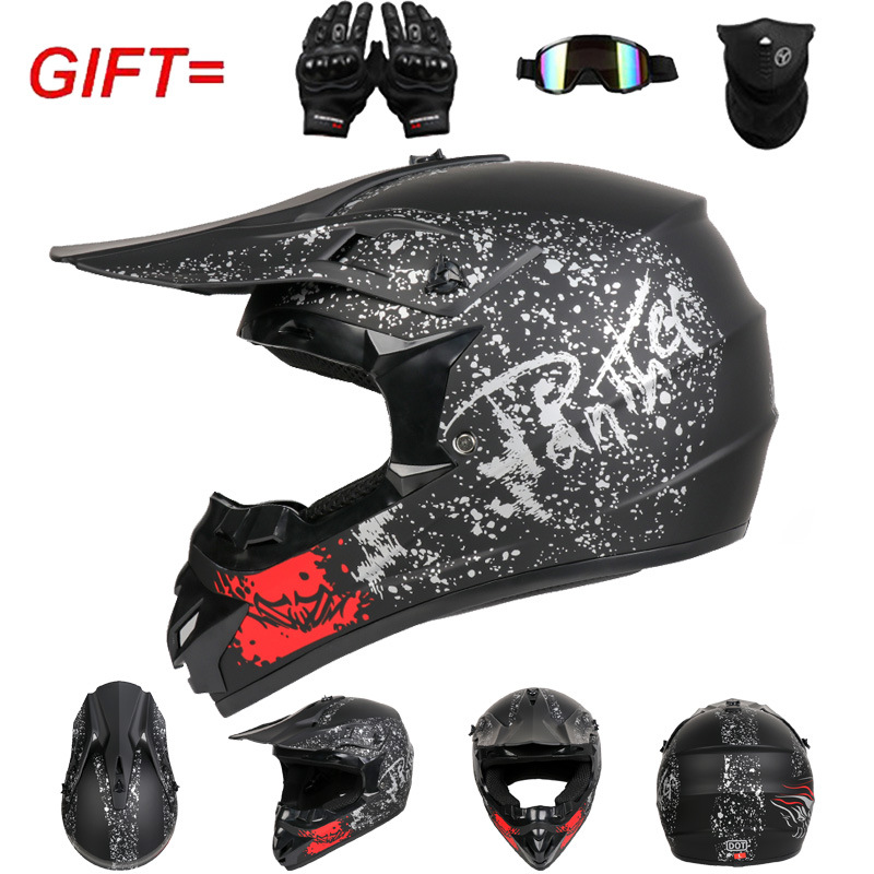 Motorcycle Off Road Helmet Ful - Off Road Motocross Helmet Goggles Set review and price
