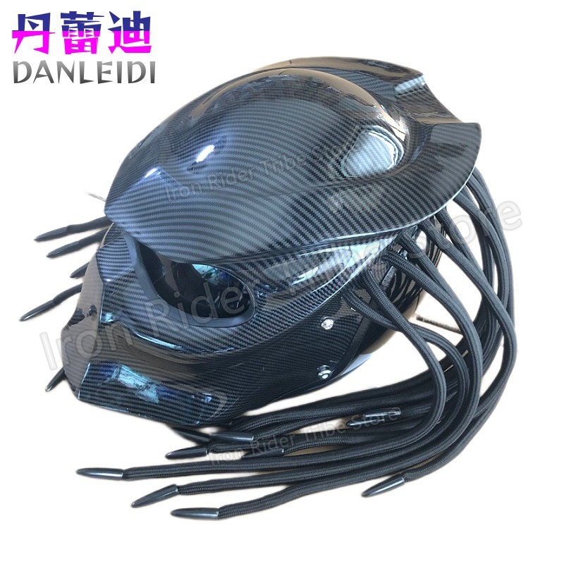 HOT Racing Predator Carbon Fib - Custom Predator Motorcycle Helmet review and price