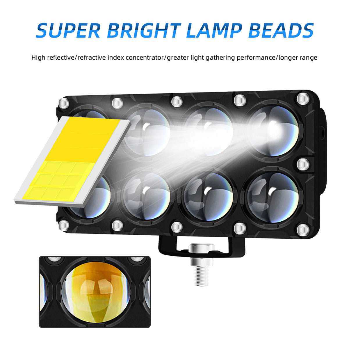 6/8/10 Lens Auxiliary Motorcyc - Universal Motorcycle Led Headlight Projector review and price