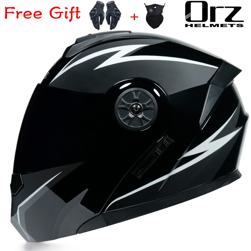 ORZ-161 Latest DOT Approved Sa - Dual Visor Motorcycle Racing Helmet review and price