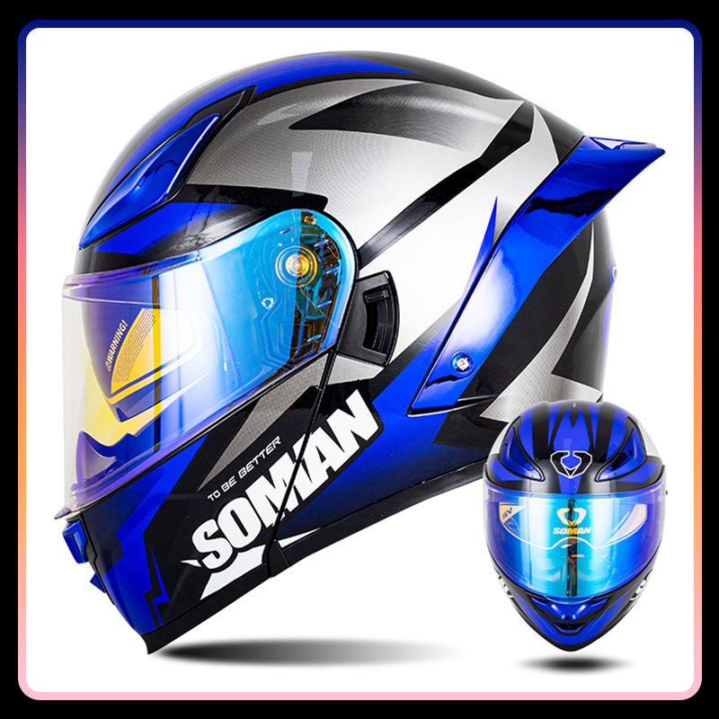 Men's Motorcycle Helmet Dual L - Modular Flip Up Motorcycle Helmet Dot Approved review and price