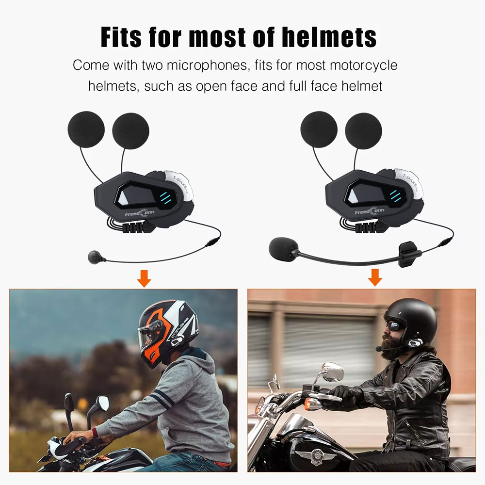 FreedConn T MAX S PRO Motorcyc - Full Face Motorcycle Helmet With Bluetooth review and price
