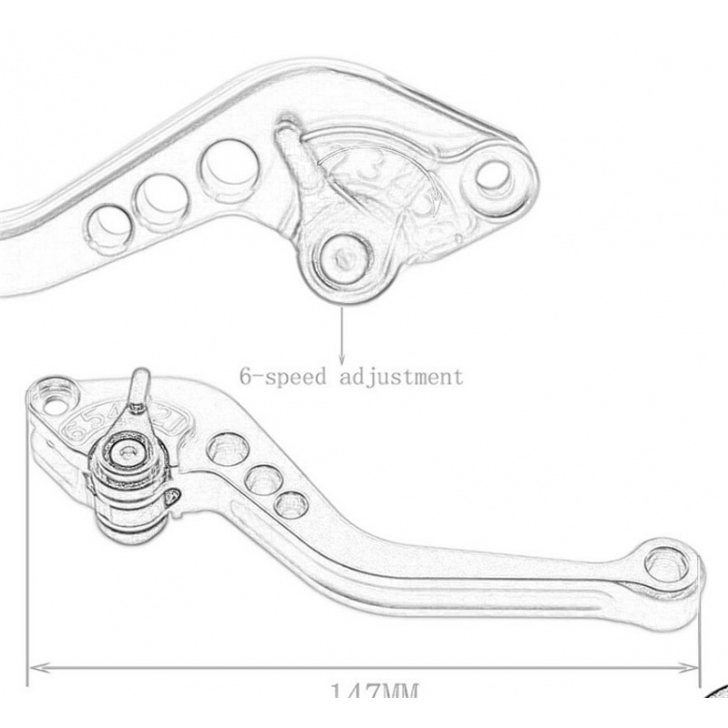 For GROM MSX 125 MSX125 2014-2 - Cnc Aluminum Adjustable Brake Clutch Levers review and price
