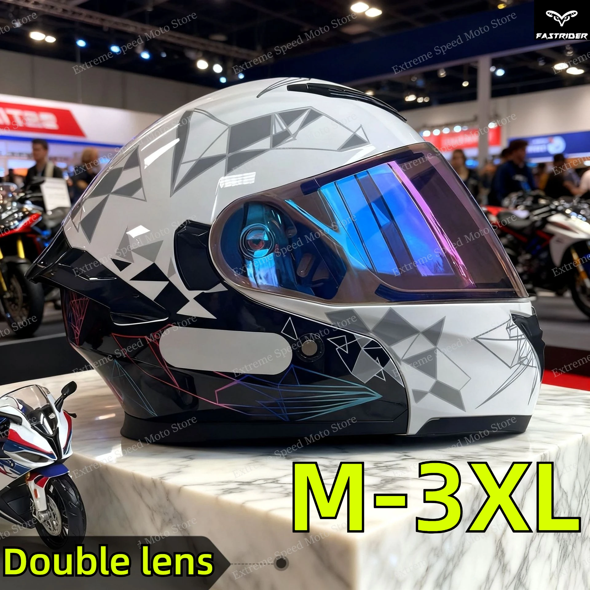 Certified Modular Flip Up Moto - Dual Visor Motorcycle Racing Helmet review and price